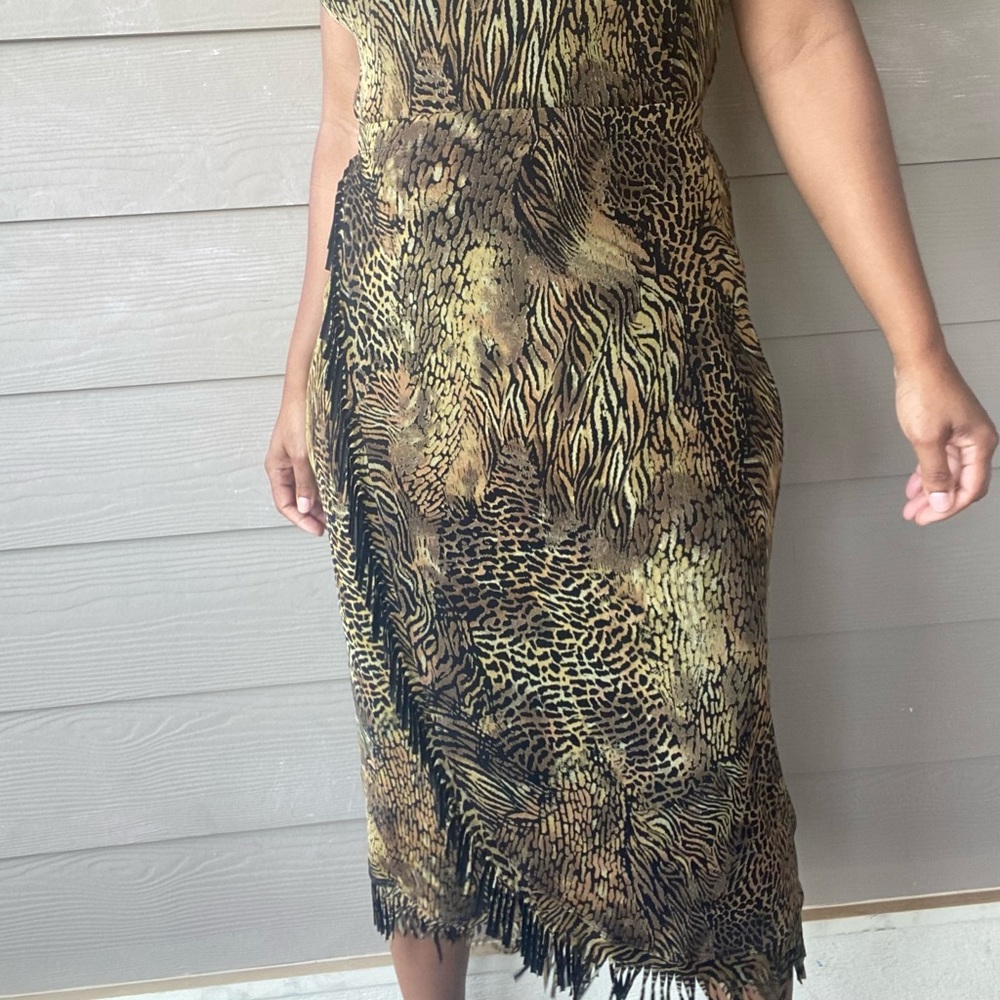 Vintage choices skirt set with fringe